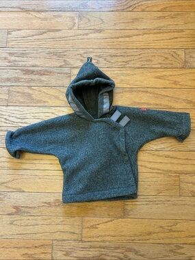 Kids Hooded Widgeon Jacket in Dark Gray